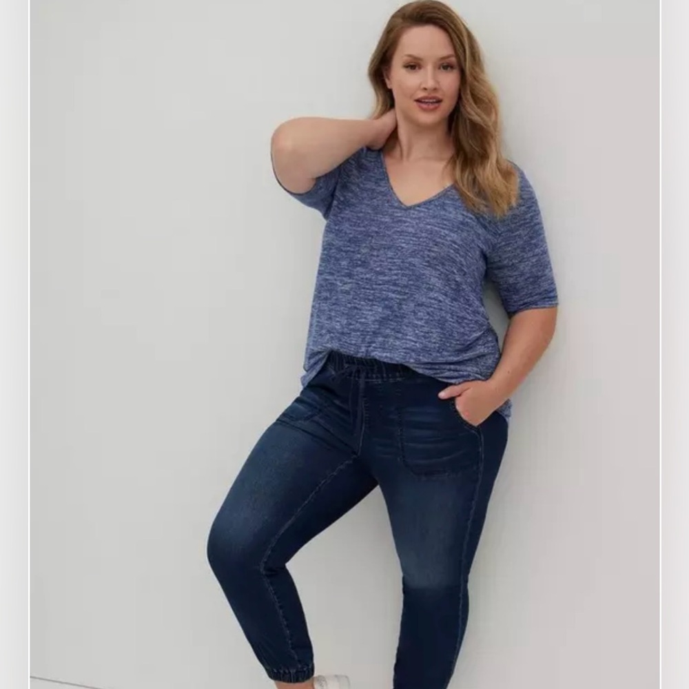 Torrid Favorite Tunic Super Soft Plush V-Neck Hilo Tunic Top #16150367